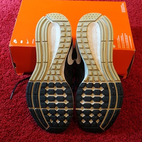 Nike Zoom Pegasus 31 Running Shoe Men's Sz 9.5 Black & White - Picture 11 of 12